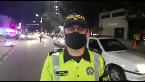 Puestos de control en diferentes puntos de la ciudad a