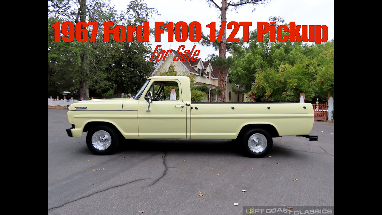 1967 Ford F100 1/2 Ton Pickup for Sale