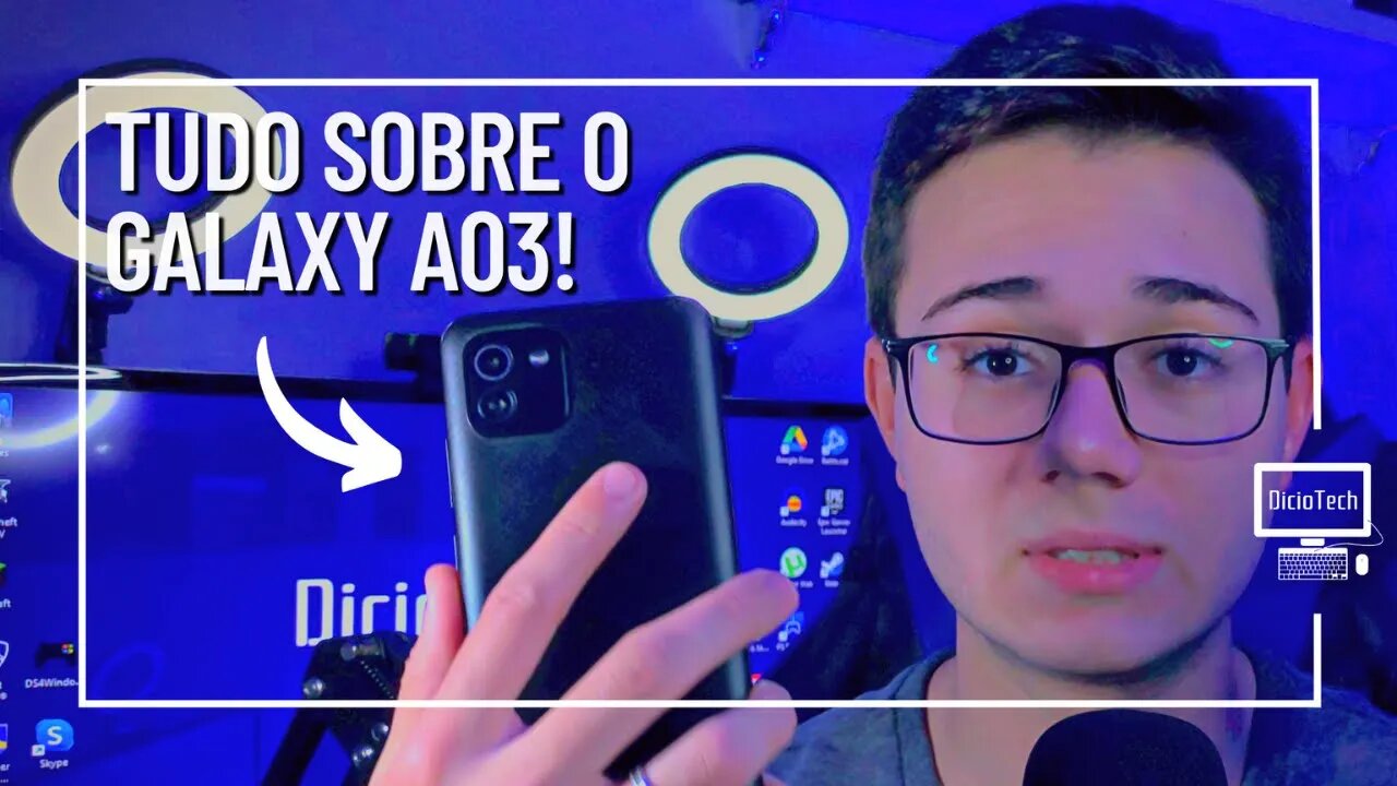 GALAXY A03! O MELHOR BARATINHO EM 2022?💸