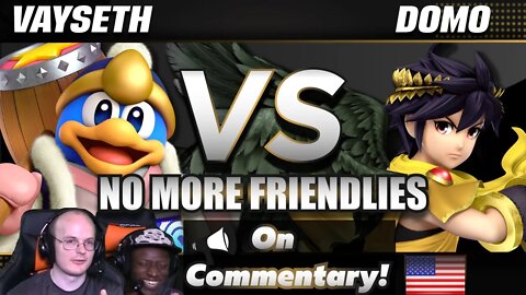No More Friendlies!! - Vayseth vs Domo ft. Mew2King & Salem Commentary