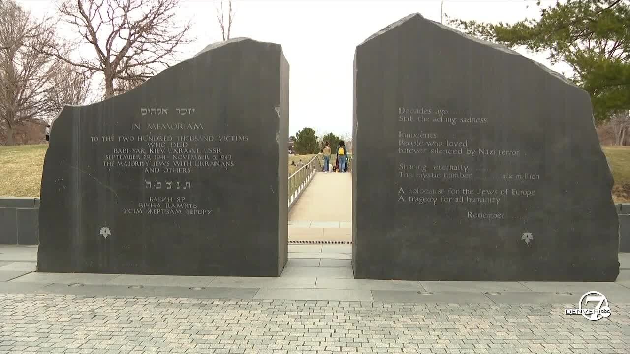 Vigil held at Denver's Babi Yar Memorial Park for Ukrainians killed in invasion