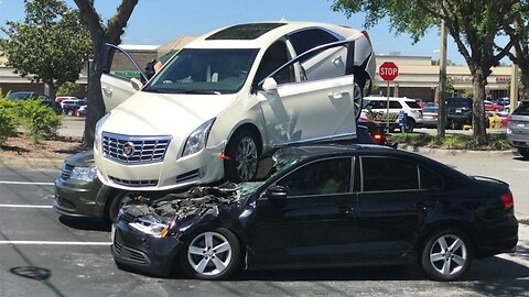 Bad Car Crash in America