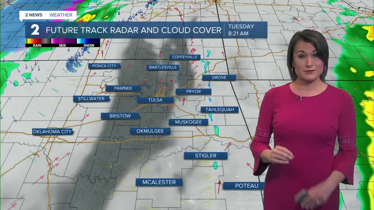 On and Off Showers throughout Tuesday