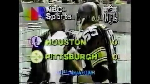 1979-09-09 Houston Oilers vs Pittsburgh Steelers