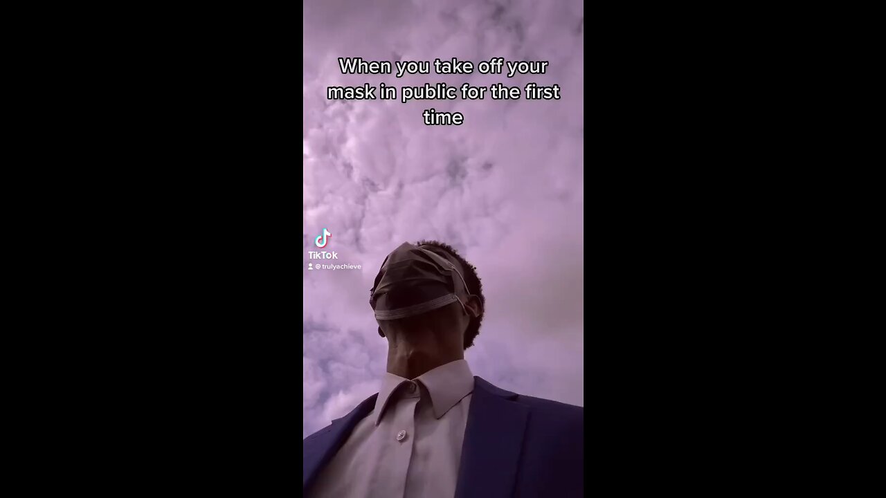 When you take off your mask in public for the first time