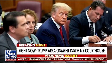 First Photo Of Trump In Manhattan Courthouse