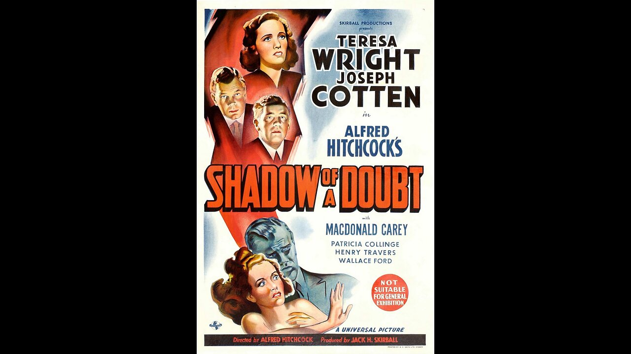 Shadow of a Doubt (1943) | Directed by Alfred Hitchcock