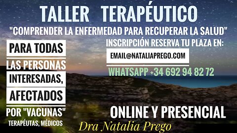 TALLERES TERAPÉUTICOS "COMPRENDER LA ENFERMEDAD PARA RECUPERAR LA SALUD"