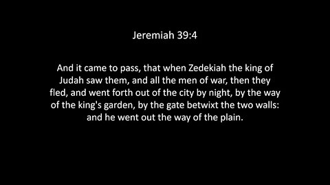 Jeremiah Chapter 39