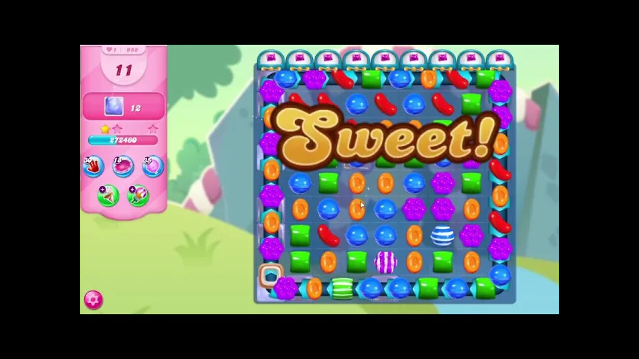 Candy Crush Saga Level 958