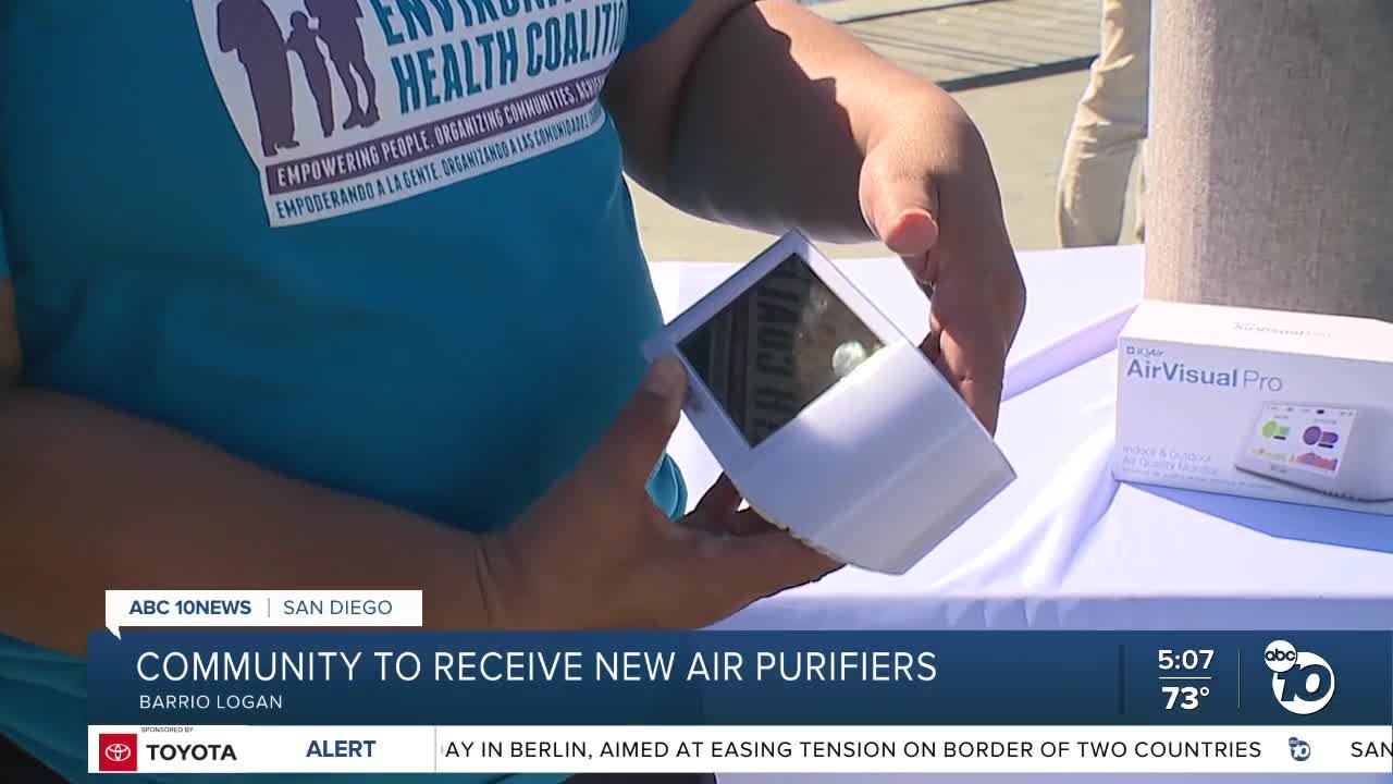 SD portside neighborhoods to receive new air purifiers