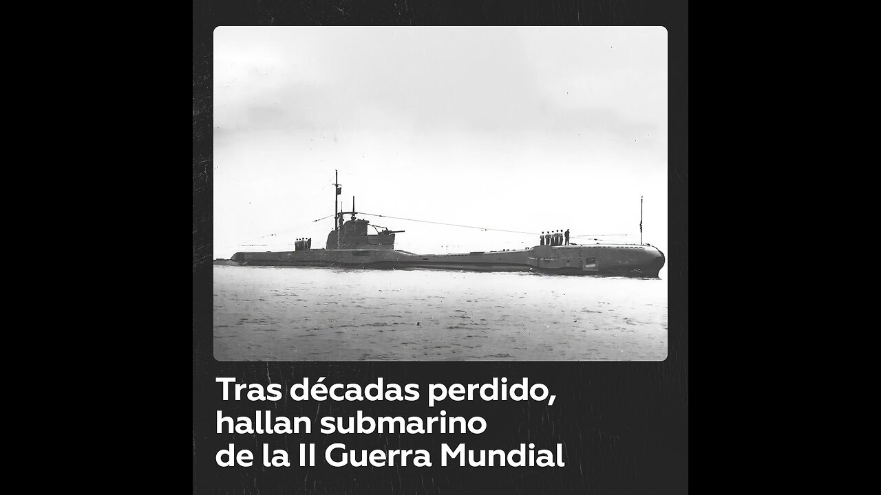 Así luce un submarino de la II Guerra Mundial tras décadas de búsqueda