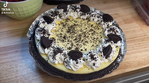 Oreo cheesecake so yummy