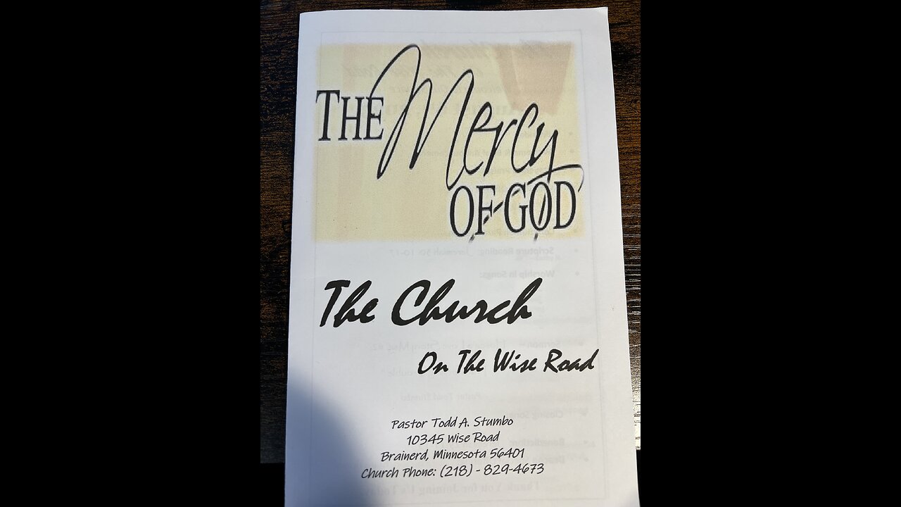 Hosea a Love Story Msg. #2 "Transforming Trouble