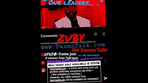 @Zuby “Our leaders” - @DaamnTalk - DTDJØ - @Nermak Black also now only www.daamntalk.com