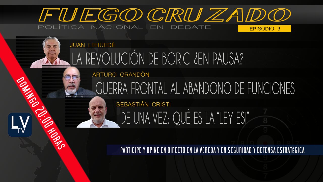 FUEGO CRUZADO: Política Nacional en Debate - E3
