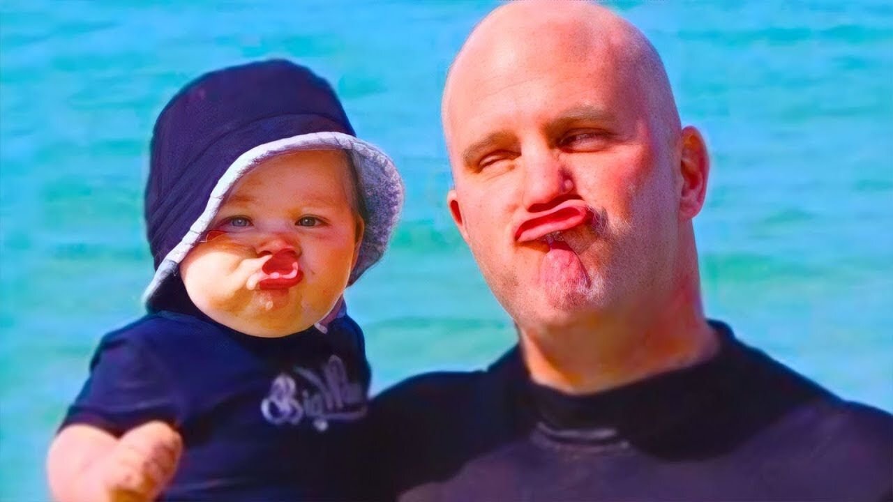 TRY NOT TO LAUGH - Cute Baby Copy Everything - WE LAUGH