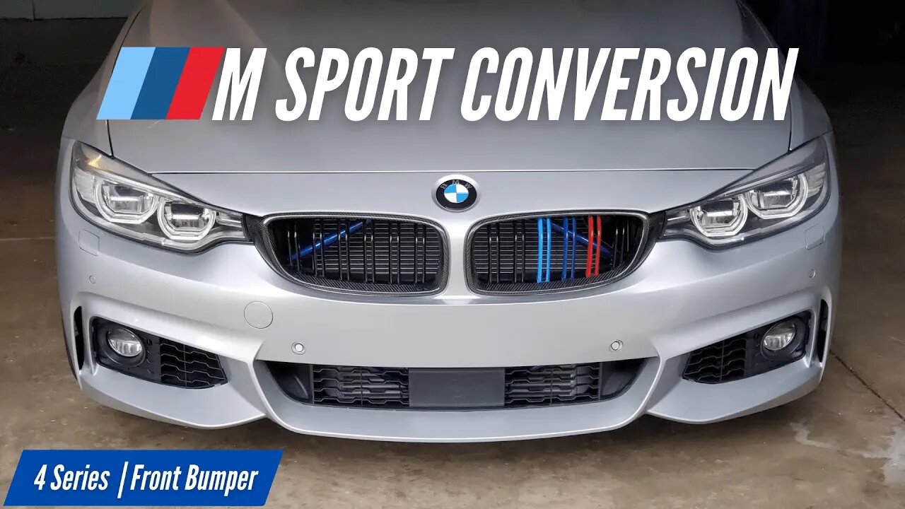 INSTALL A F33 / F32 M SPORT CONVERSION FRONT BUMPER