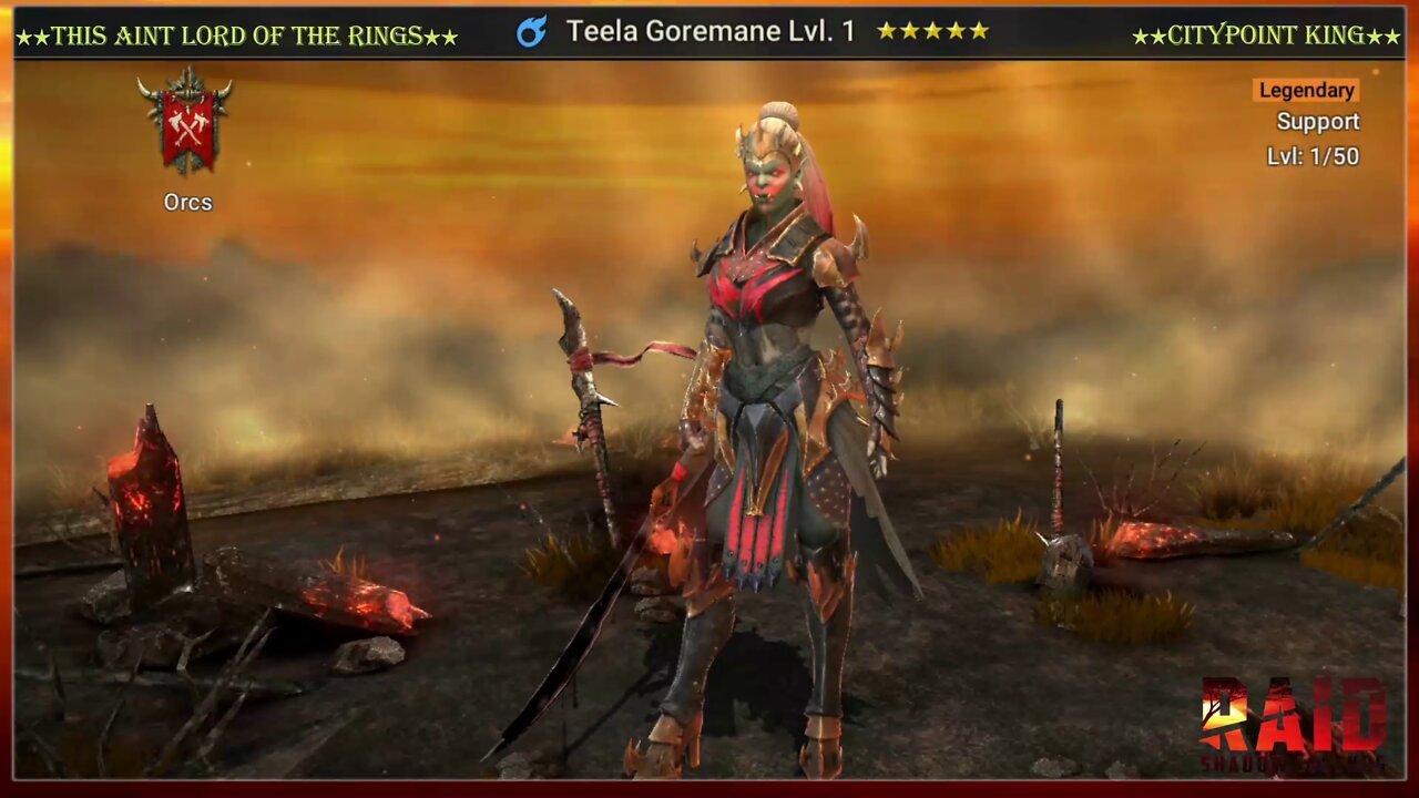 Raid Shadow Legends - Teela Goreman - Classic Skin