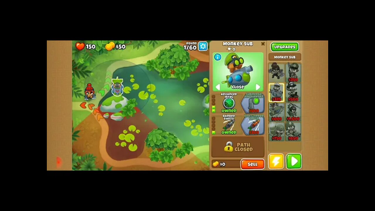 PAT'S POND/ MILITARY ONLY/ BLOONS TD6