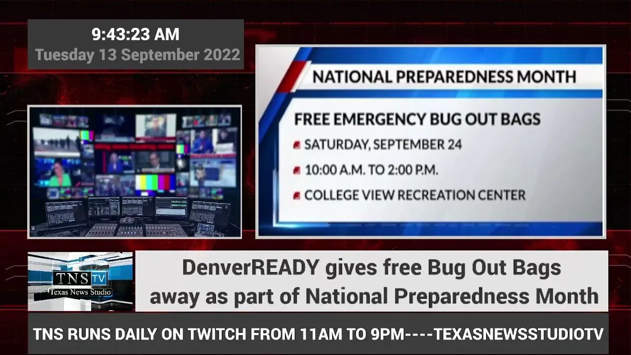 SOMETHING STRANGE IS HAPPENING IN DENVER: DENVERREADY GIVES OUT FREE BUG OUT BAGS