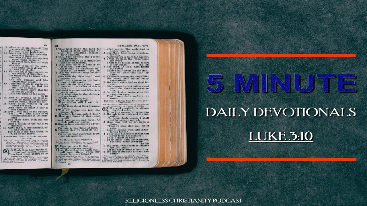 Daily Devotionals with Religionless Christianity, Jan 13 2022