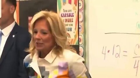 Jill Biden being told to shut the fuck up.