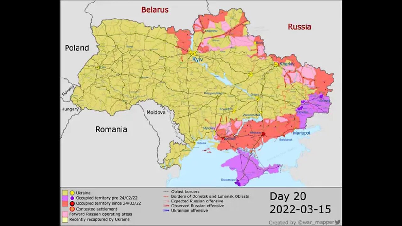 Day-To-Day War Map of Ukraine (source in description)