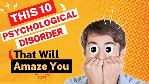 Psychological disorders #youtube #mentaldisorders #top10