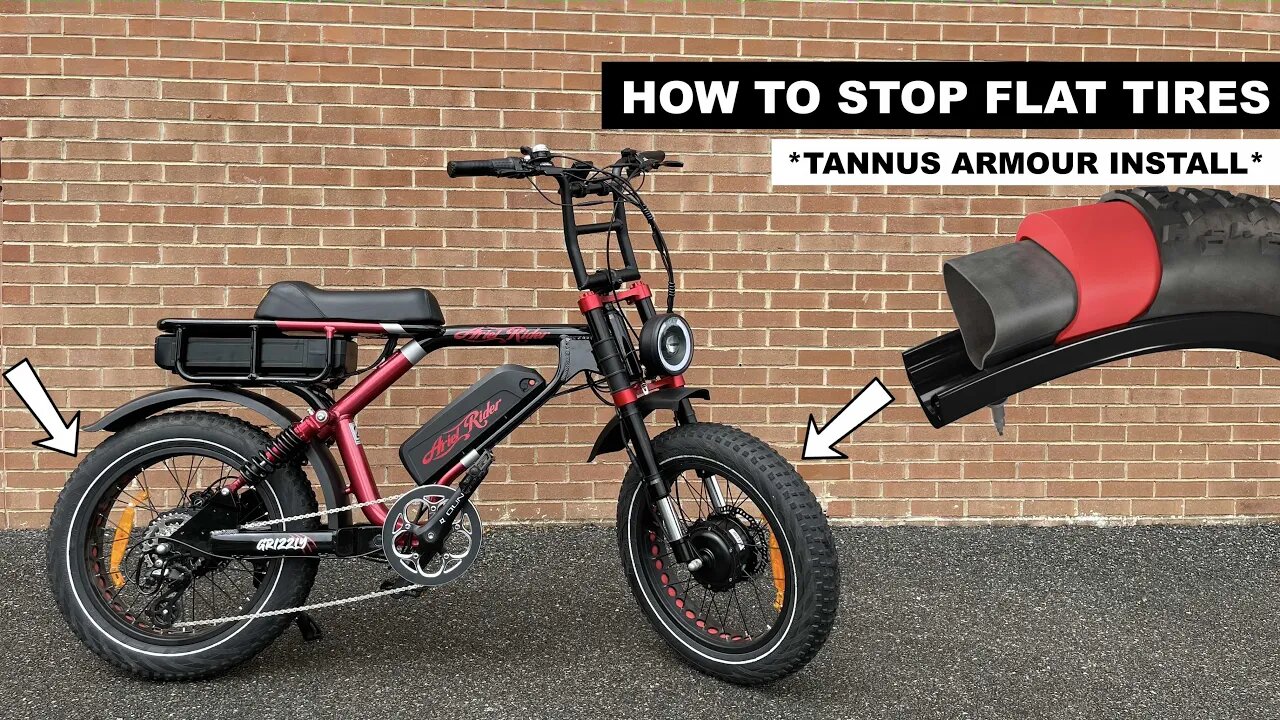 ** NEVER GET A FLAT TIRE AGAIN ** - This Works On Any Bike!