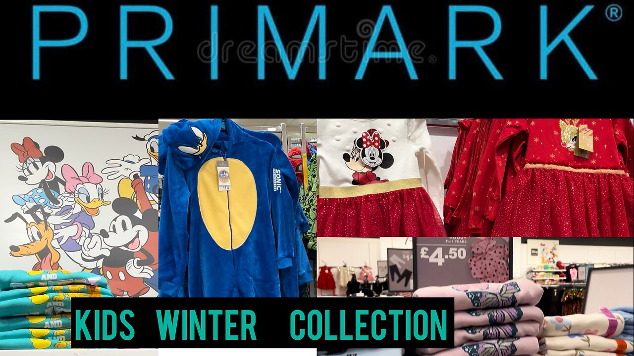 Primark kids winter collection 2023| primark come shop with me| Primark haul