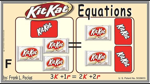 VISUAL KITKAT WHITE 3K+1r=2K+2r EQUATION _ SOLVING BASIC EQUATIONS _ SOLVING BASIC WORD PROBLEMS