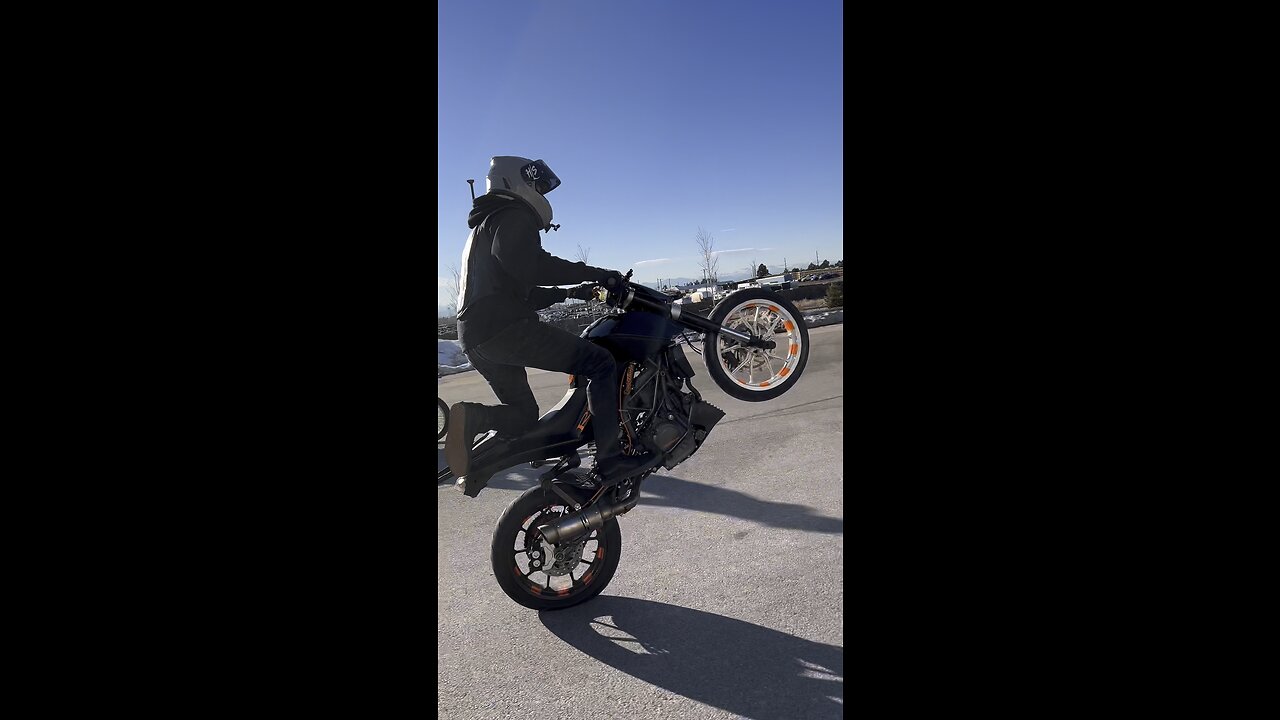 Ktm stunt bike