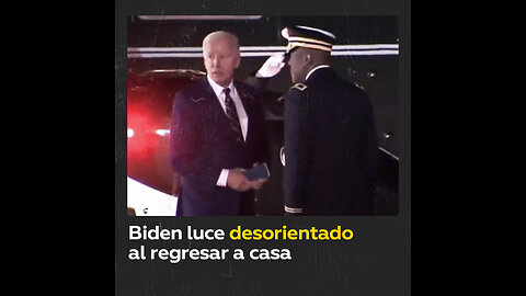 Biden no sabe a dónde ir al aterrizar en Delaware