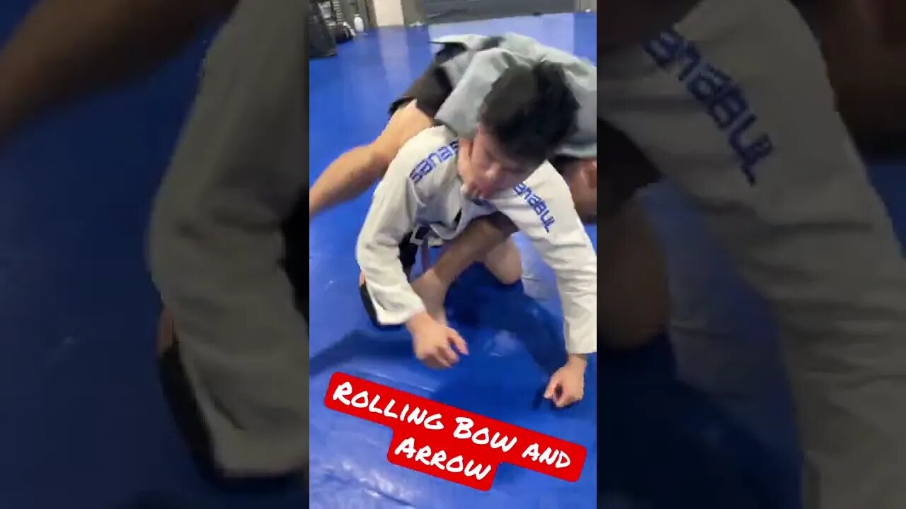 Rolling Bow and Arrow Choke - BJJ