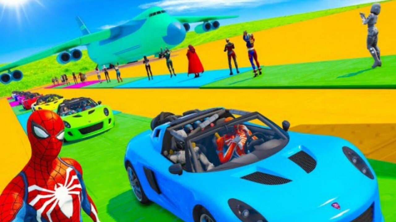 Rocket Cars Stunt Challange Vespucci Beach GTA V Mod Pro vs Noob Game 99.9%