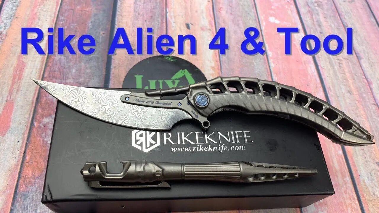 Rike Alien 4 & Tool A / includes disassembly / It’s a wild design and I Luvit !!