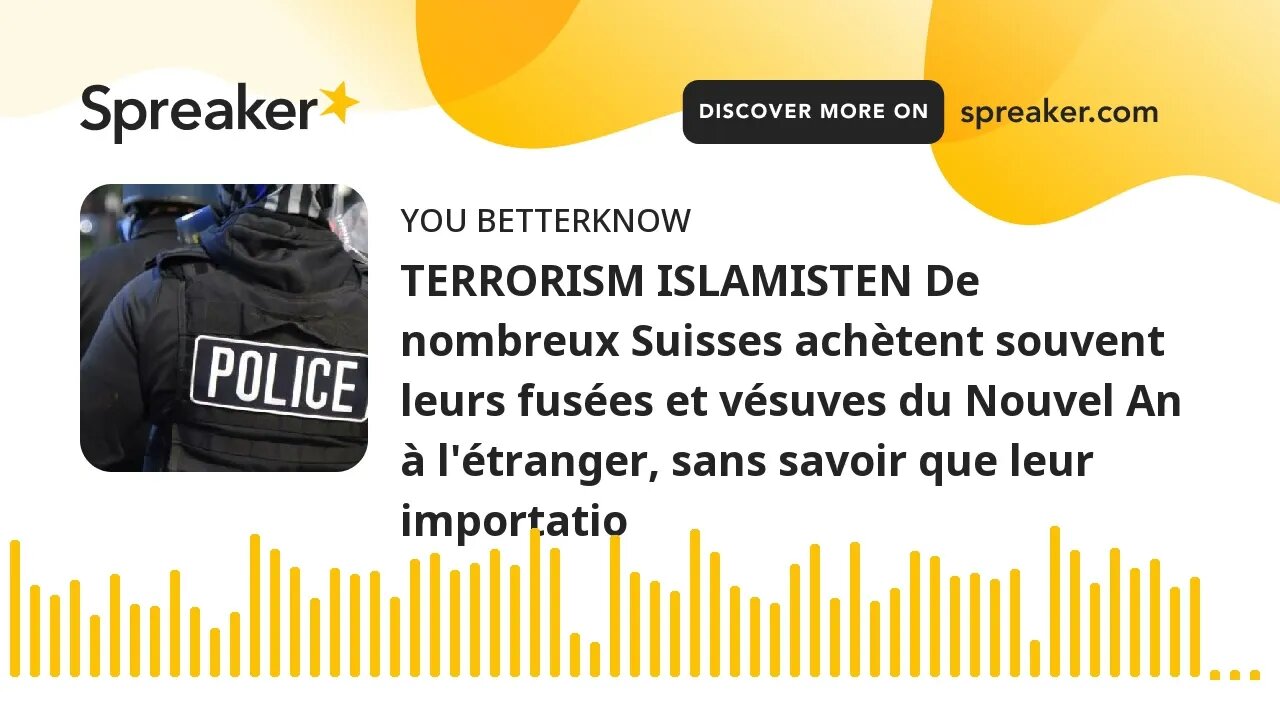 TERRORISM ISLAMISTEN De nombreux Suisses achètent souvent leurs fusées et vésuves du Nouvel An à l'é