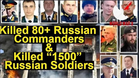 Ukrainian Army Killed “1500” Russian Soldiers and Killed 80+ Russian Commanders! - World war 3