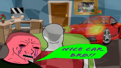 Wojak blues - Nice car bro