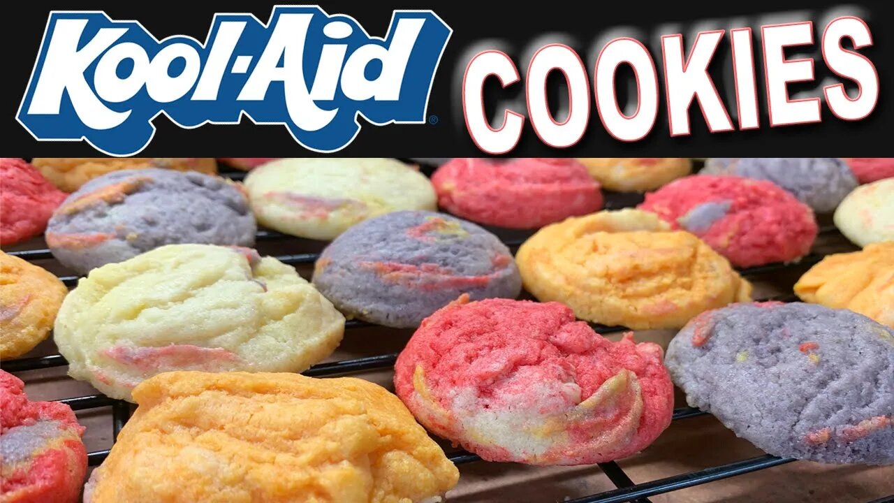 KOOL-AID COOKIE RECIPE | EASY 7 INGREDIENT COOKIE RECIPE | KOOL-AID RECIPE