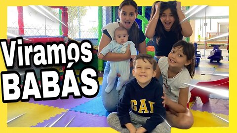 VIRAMOS BABÁS POR 1 DIA INTEIRO - 3 irmãs demais