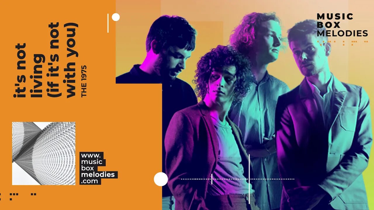 [Music box melodies] - It's Not Living (If It's Not With You) by The 1975