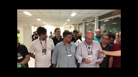 AGE SAF Vasco - Momento do Resultado na sede