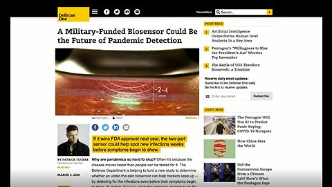 DARPA's Implantable Nanoplatform Vaccines Create Pre-Crime For Medicine & All Because COVID- 5-2-20