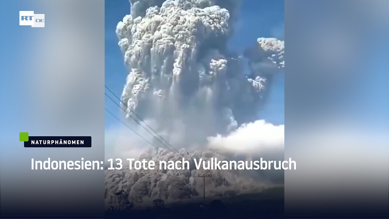 Indonesien: 13 Tote nach Vulkanausbruch
