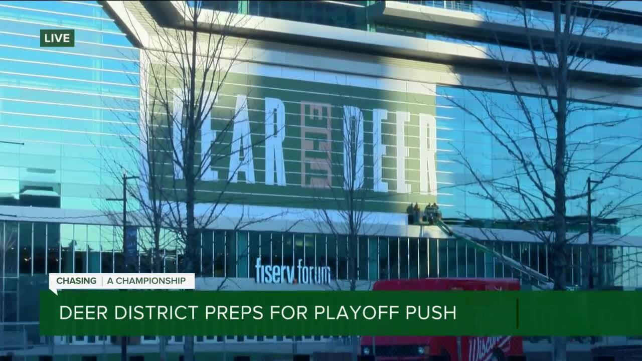 Fear the Deer playoff sign is up