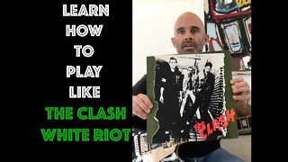 How To Play White Riot By The Clash On Guitar Lesson - With SOLO & Tab!