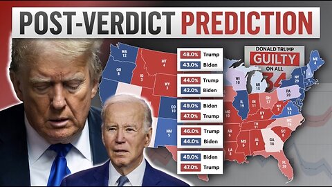 Trump CONVICTED, Polls Show Little Effect on 2024 Battleground Map