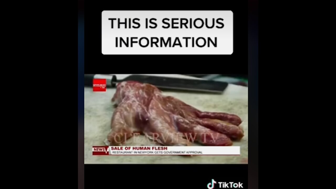 THIS IS SERIOUS INFORMATION SALE OF HUMAN FLESH in NYC restaurants